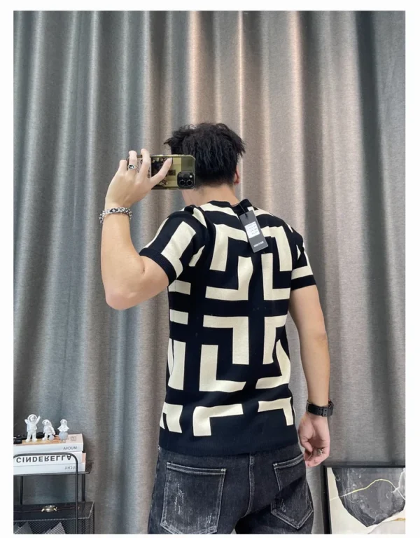 Luxury Men’s Autumn 2024 Slim Fit O-neck Streetwear T-shirt – Image 3