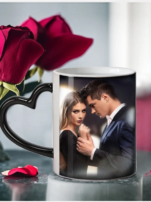 Custom Color Changing Magic Mugs, Heat Activated, Any Image, Photo or Text Printed – Image 2