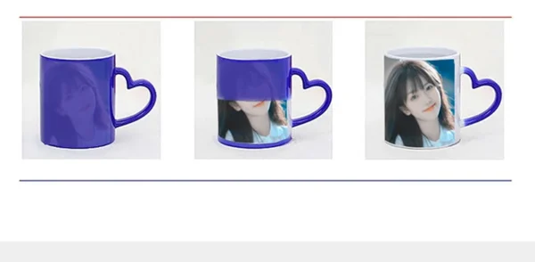 Custom Color Changing Magic Mugs, Heat Activated, Any Image, Photo or Text Printed – Image 6