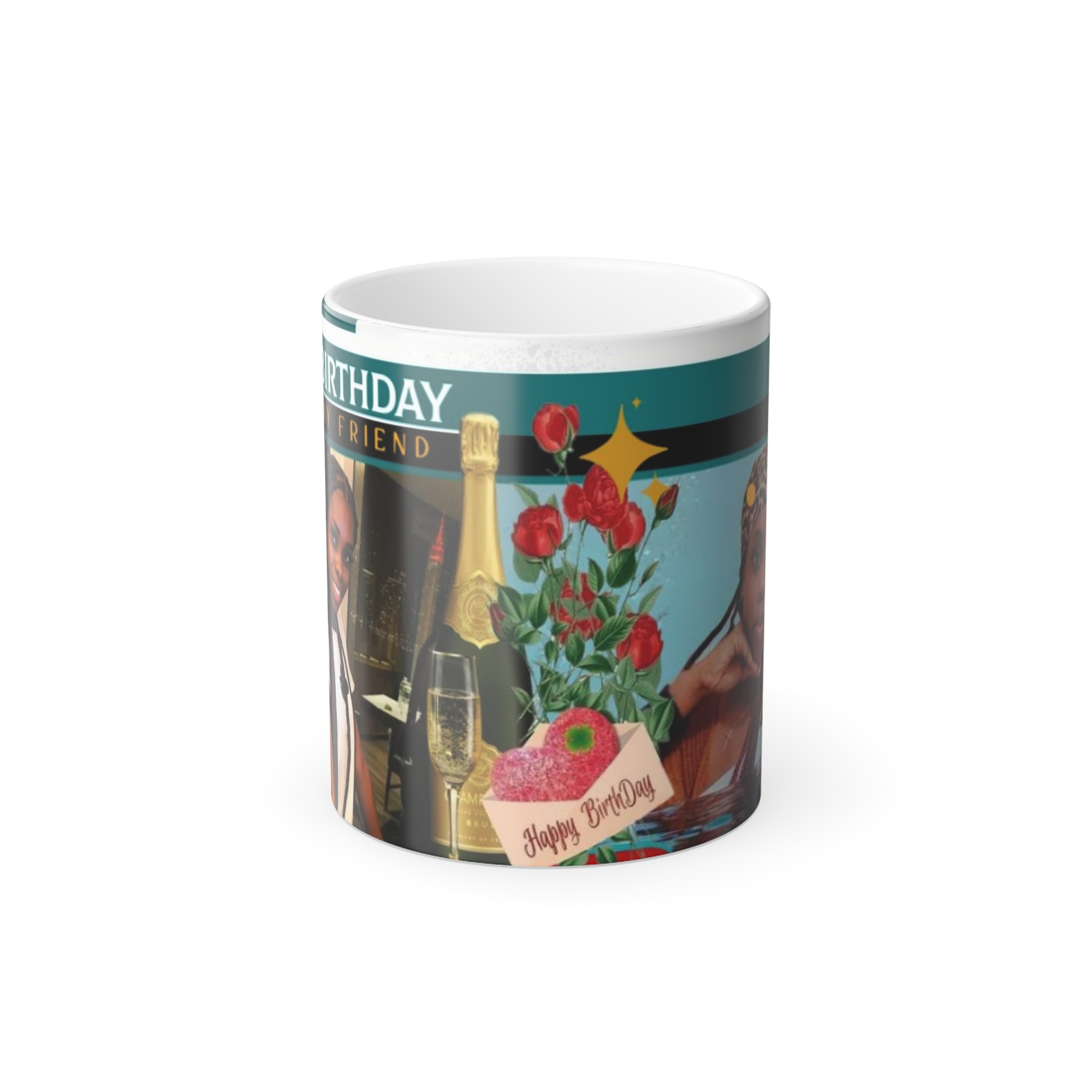 Copy of Happy Birthday Color Morphing Mug - Unique Gift for Friends, Fun Coffee Cup, Personalized Birthday Mug, Color Change Mug, Celebration [...]